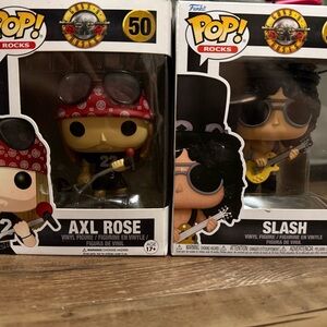 Funko Pop! Rocks Axl Rose and Slash Vinyl Figures